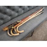 Bundle of walking sticks