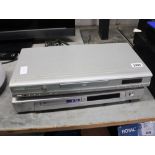 Toshiba DVD player with Sony DVD player