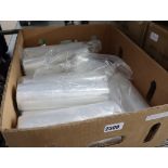 Box containing rolls of disposable bags