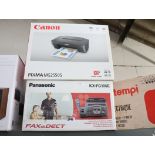 Panasonic fax machine in Canon printer