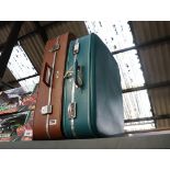 2 vintage suitcases