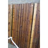 Wooden feather edge garden gate, 90cm(w) x 175cm(h)