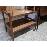 Teak tea trolley