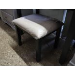 *WITHDRAWN* Dark grey upholstered stool