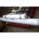 Roll of Soul Shield gas protection barrier lining with roll of transparent weed block