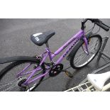 Girls Gemini Outrider bike in purple