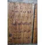 Wooden feather edge garden gate, 110cm(w) x 175cm(h)