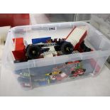 Small crate of Lego