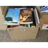 Small box of books
