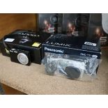 Nikon compact camera and Panasonic Lumix compact camera