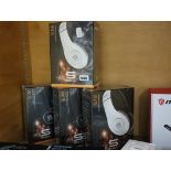 4 packaged Soul headphone sets