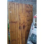 Wooden feather edge garden gate, 110cm(w) x 176cm