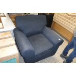 Blue armchair