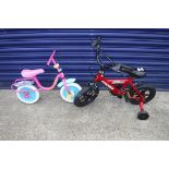 2 childrens bikes