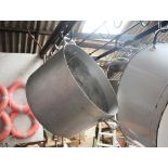 Large metal cooking pot