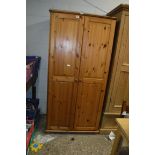 (2118) Pine 2 door wardrobe