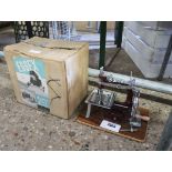 (2063) Boxed Essex miniature sewing machine