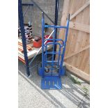 Blue aluminium sack barrow