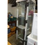 (2142) Glass display cabinet