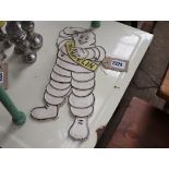 Cast iron reproduction Michelin Man plaque