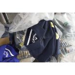 Bag containing 12 gents Callaway shirts in navy blue