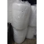 2 rolls of bubble wrap