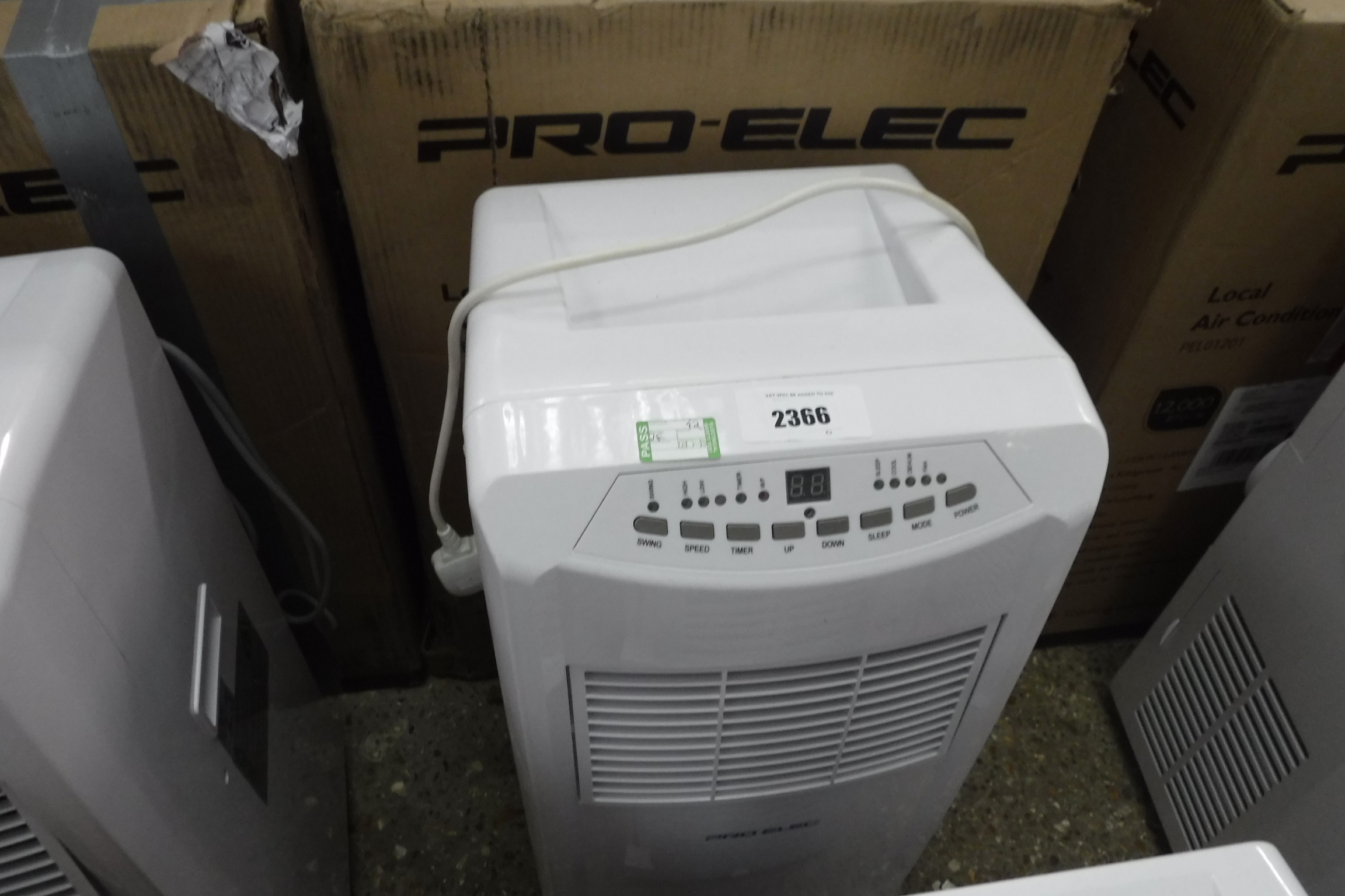 (42) Pro Elec PEL01201 air conditioning unit with box