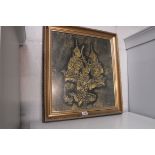 Framed print of 3 Indian gods