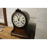 (2011) Oak cased mantle clock with pendulum and key