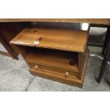 Pine entertainment unit with drawer under