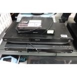 Panasonic DVD player with Philips DVD player and Panasonic DVD recorder