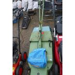 Hayter push along mower with grass box