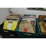 2 crates of vinyl records incl. The Specials, Cliff Richard, etc.
