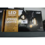 Boxed set of LED vintage string light sets (14.6m)