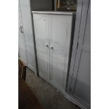 Small white 2 door wardrobe