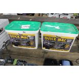 2 tubs of instant tarmac repair quick mac