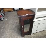 Single door cupboard with mirrored front