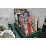 (2281) Crate of vintage board games