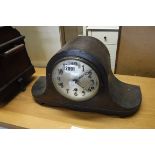 Wooden cased mantle clock