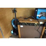 S-shaped electric violin with Stag electric amplifier