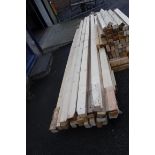 Quantity of long 4x2 wooden lengths
