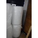 2 rolls of bubble wrap