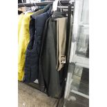 Quantity of mixed clothing incl. John Deere jacket, Fortress gilet, Faymonville gilet, Regatta