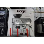 (15) Sage Barista Express coffee machine