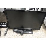 Selcus 22'' TV on stand with remote control