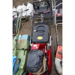 Mountfield push along mower with grass box