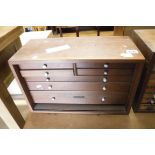 Union engineers toolbox with 7 drawers