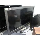 Bush 32'' TV on stand with remote control