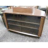 Wooden entertainment stand