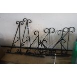 6 hanging basket brackets